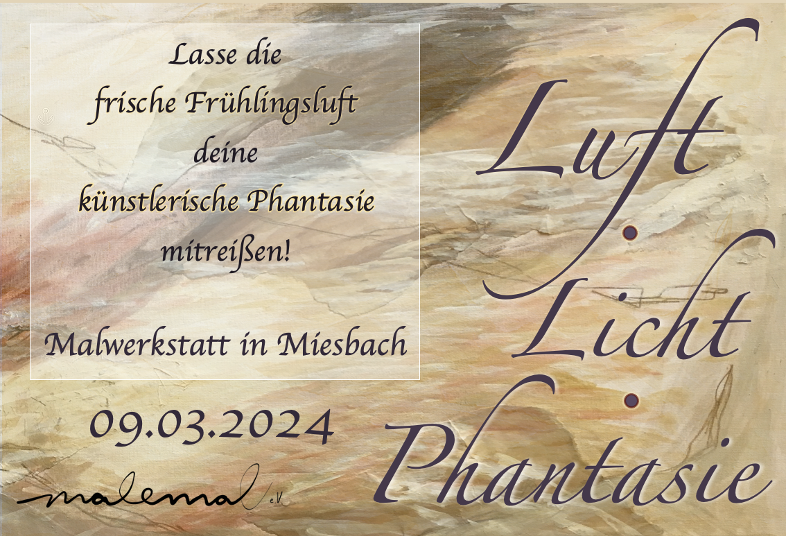 You are currently viewing Luft – Licht – Phantasie