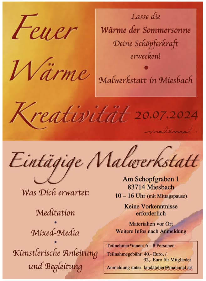 You are currently viewing Malwerkstatt in Miesbach – Feuer