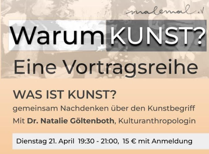 Read more about the article Vortrag – Was ist Kunst?